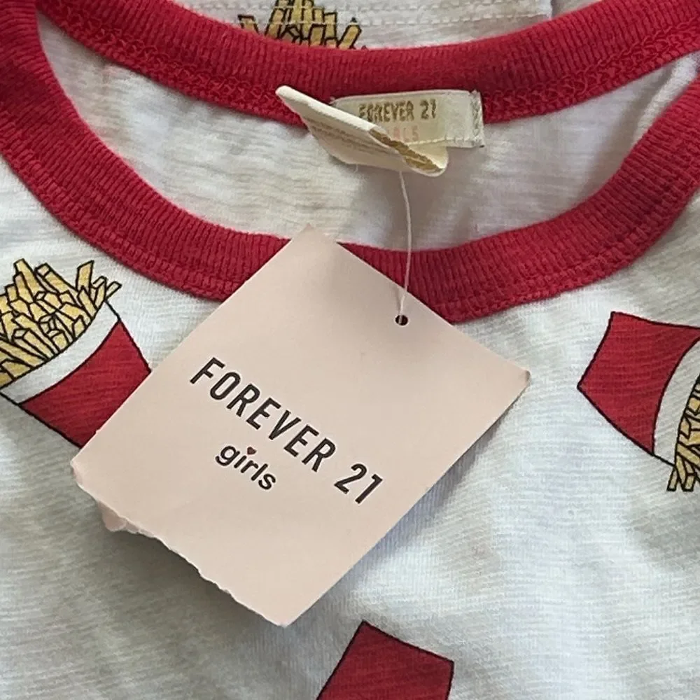 🍟 Forever 21 Ringer Tee French Fry 🍟 Fabulous!